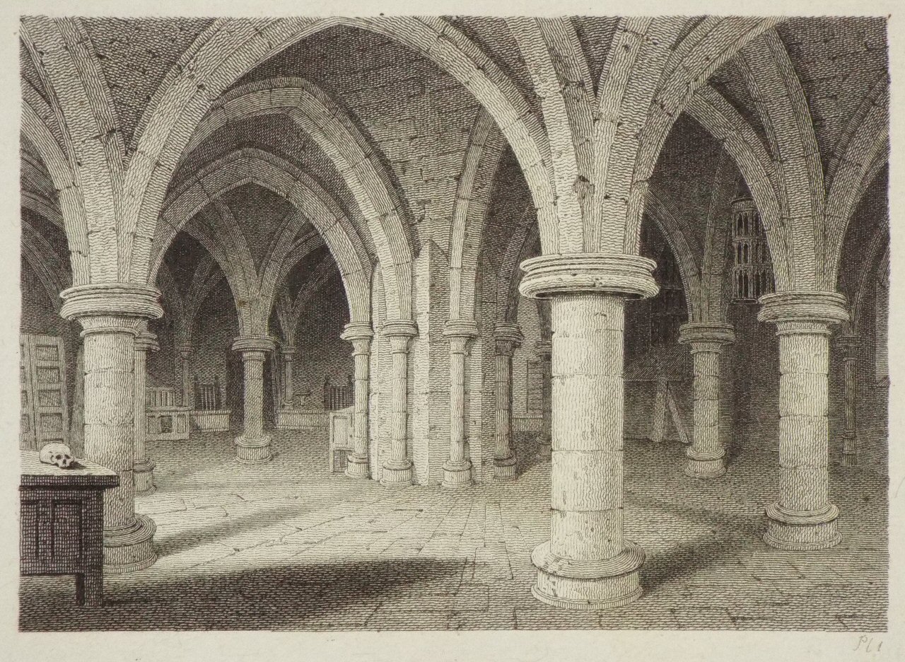 Print - (Wells Cathdral - Crypt)